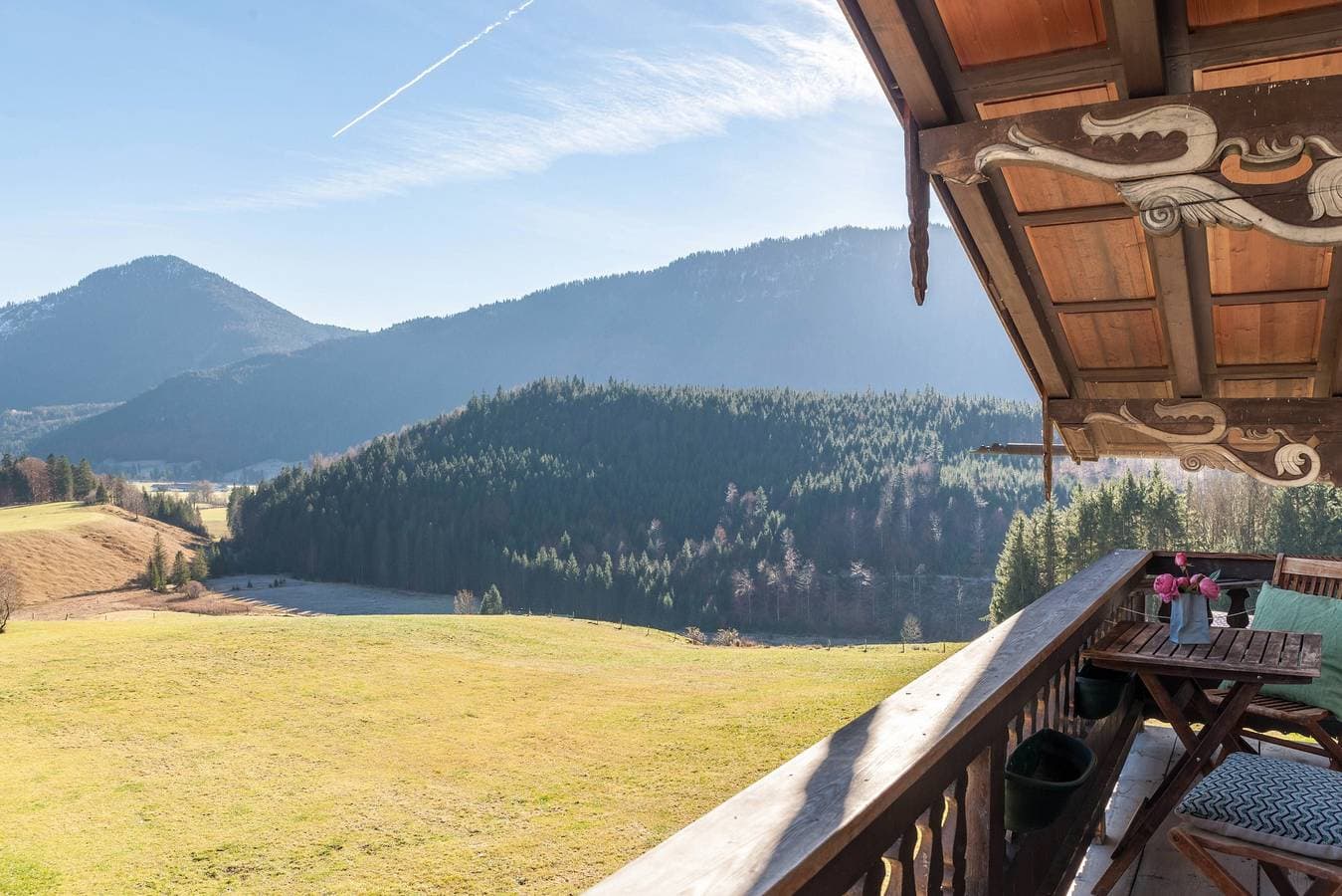Foto 2 von 34: Ferienwohnung Talblick mit Bergblick, WLAN