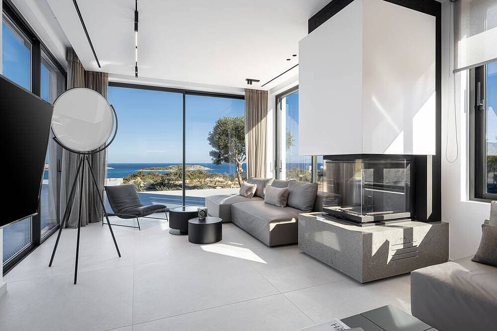 Foto 6 von 30: Stunning sea views, heated pool, fire pit, child pool: