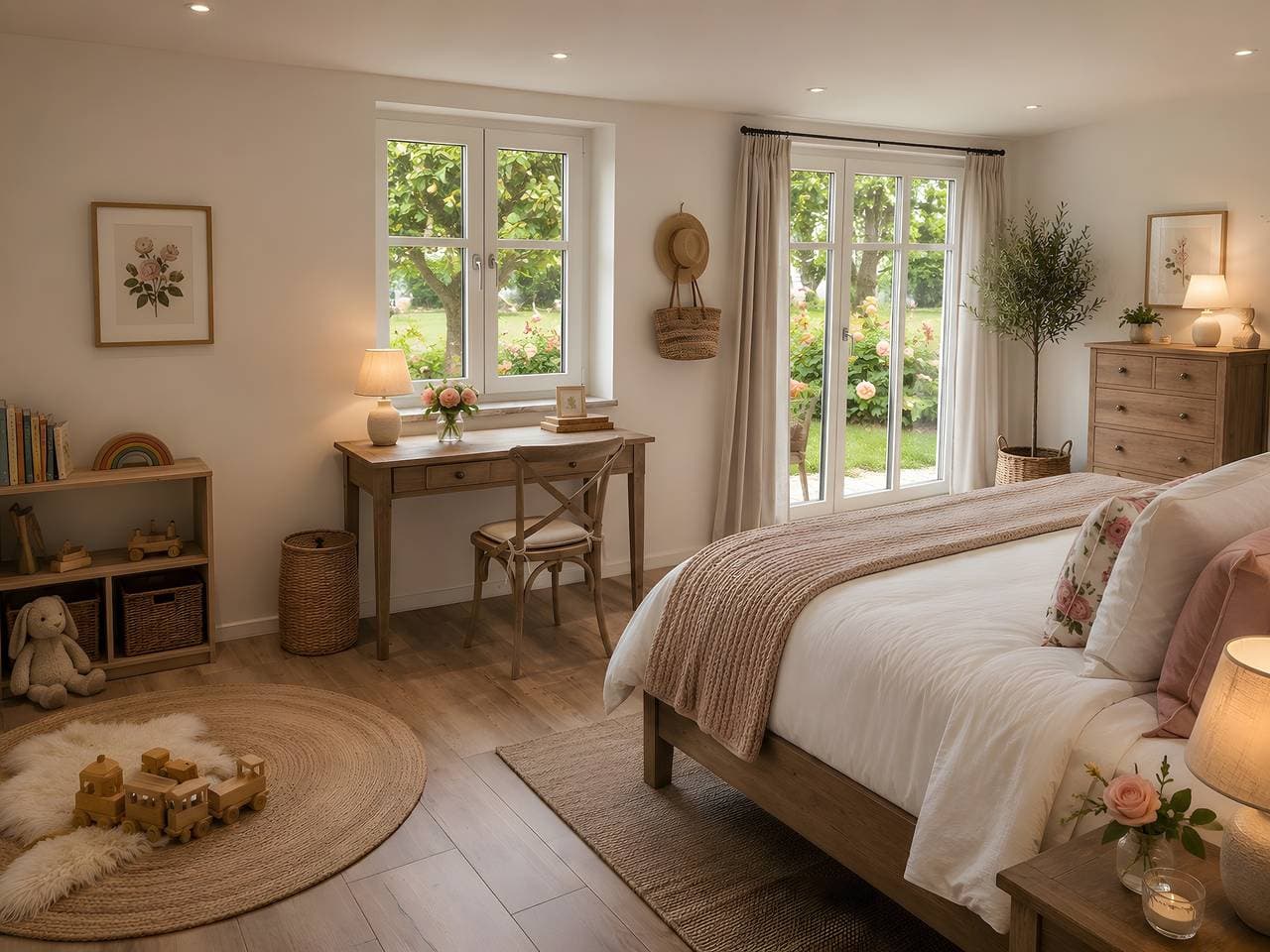 Foto 5 von 23: Landhaus 'Residenz Zum Rosengarten' mit Whirlpool Sauna, privater Terrasse und WLAN