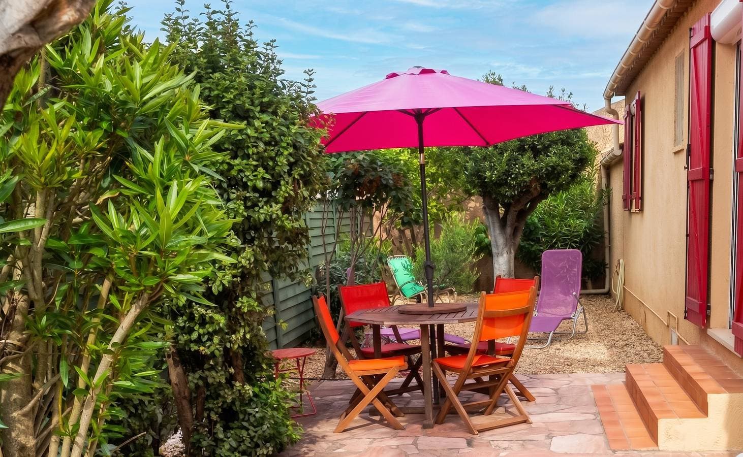 Foto 8 von 15: Charmantes Haus in La Londe-les-Maures, eingezäunter Garten