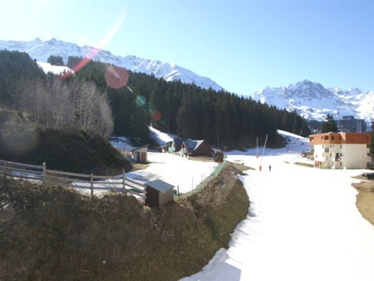 Foto 7 von 12: 27m² Wohnung, direkt an der Piste, 5 Pers, Balkon