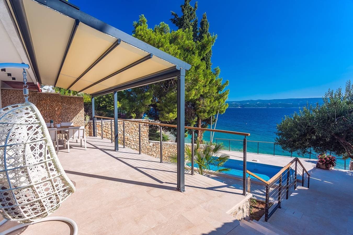 Foto 6 von 51: Beachfront Casa Ahoi with 2 bedrooms, heated pool, Villa with amazing sea views