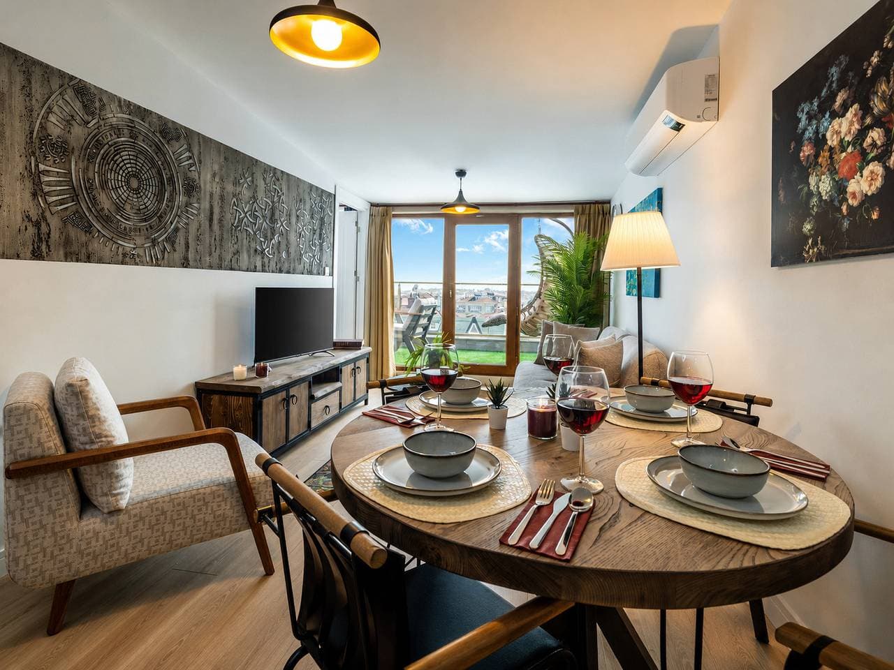 Foto 5 von 25: Ferienwohnung für 5 Personen mit Balkon