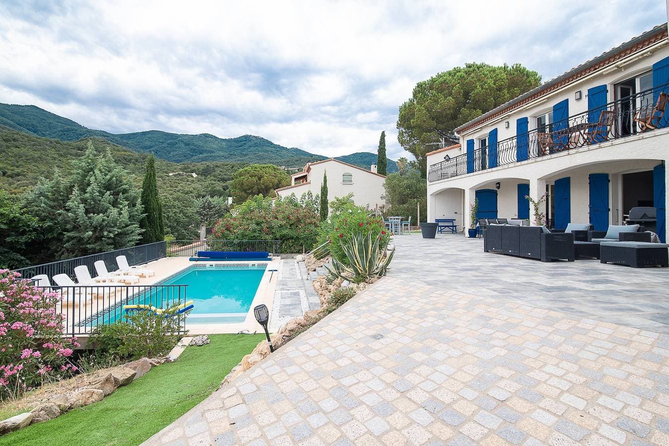 Foto 2 von 31: Villa 'La Bastide Des Albères' mit Meerblick, privatem Pool und WLAN