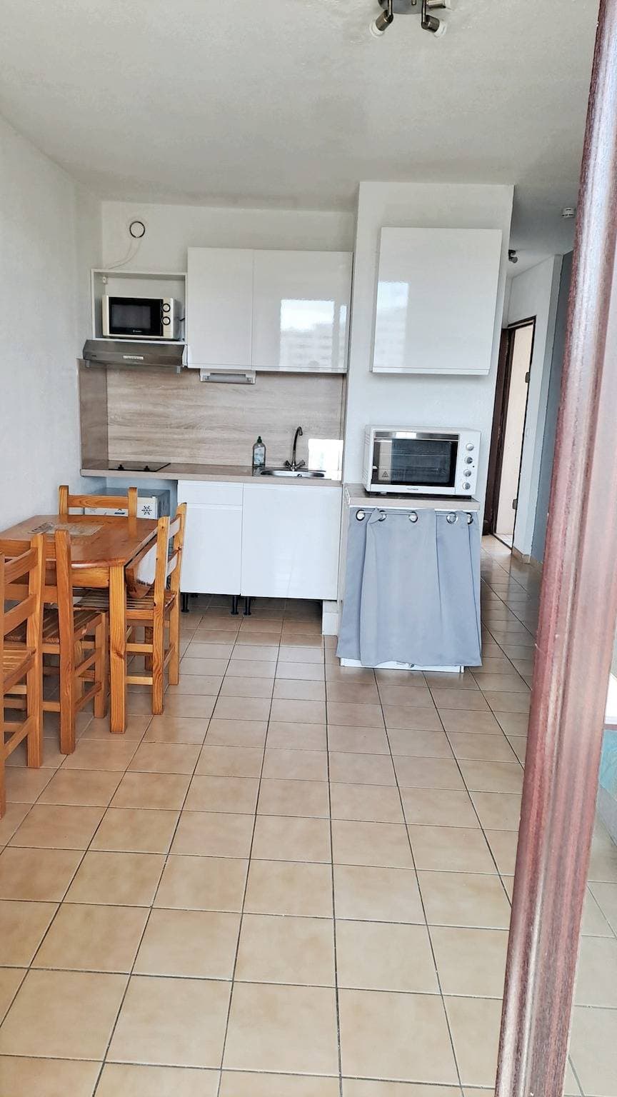 Foto 2 von 12: Gemütliche Wohnung Canet-en-Roussillon 25 m² Seeblick