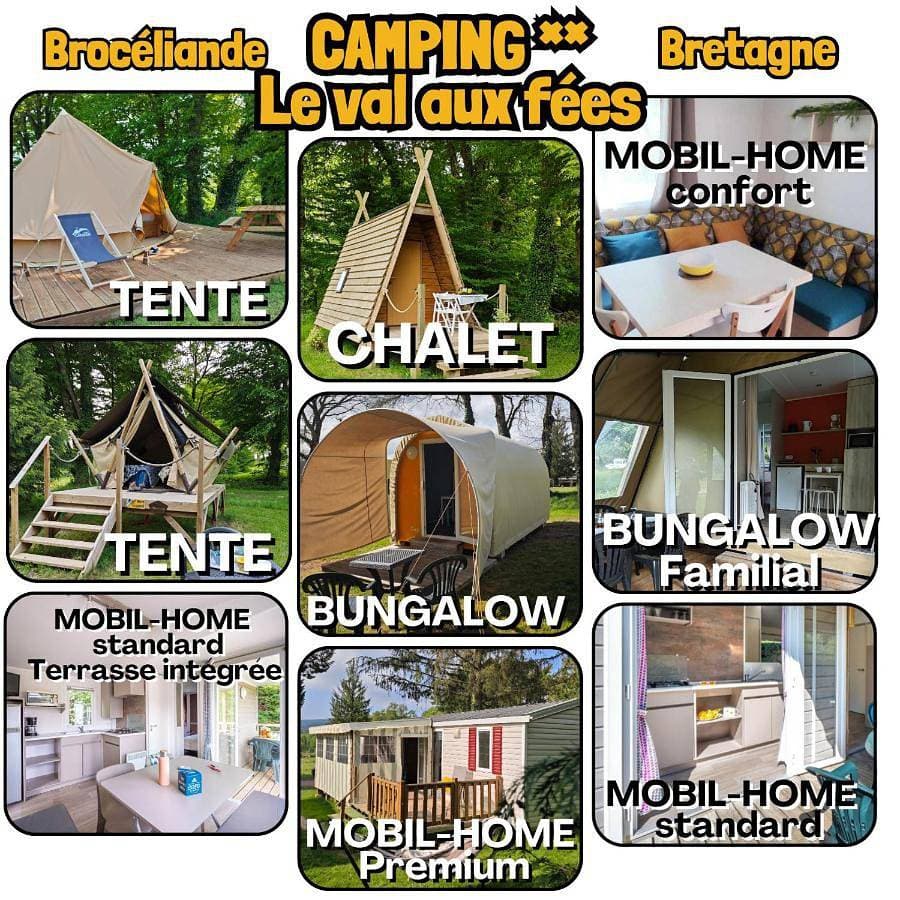 Camping Le Val Aux Fées - Brocéliande 1
