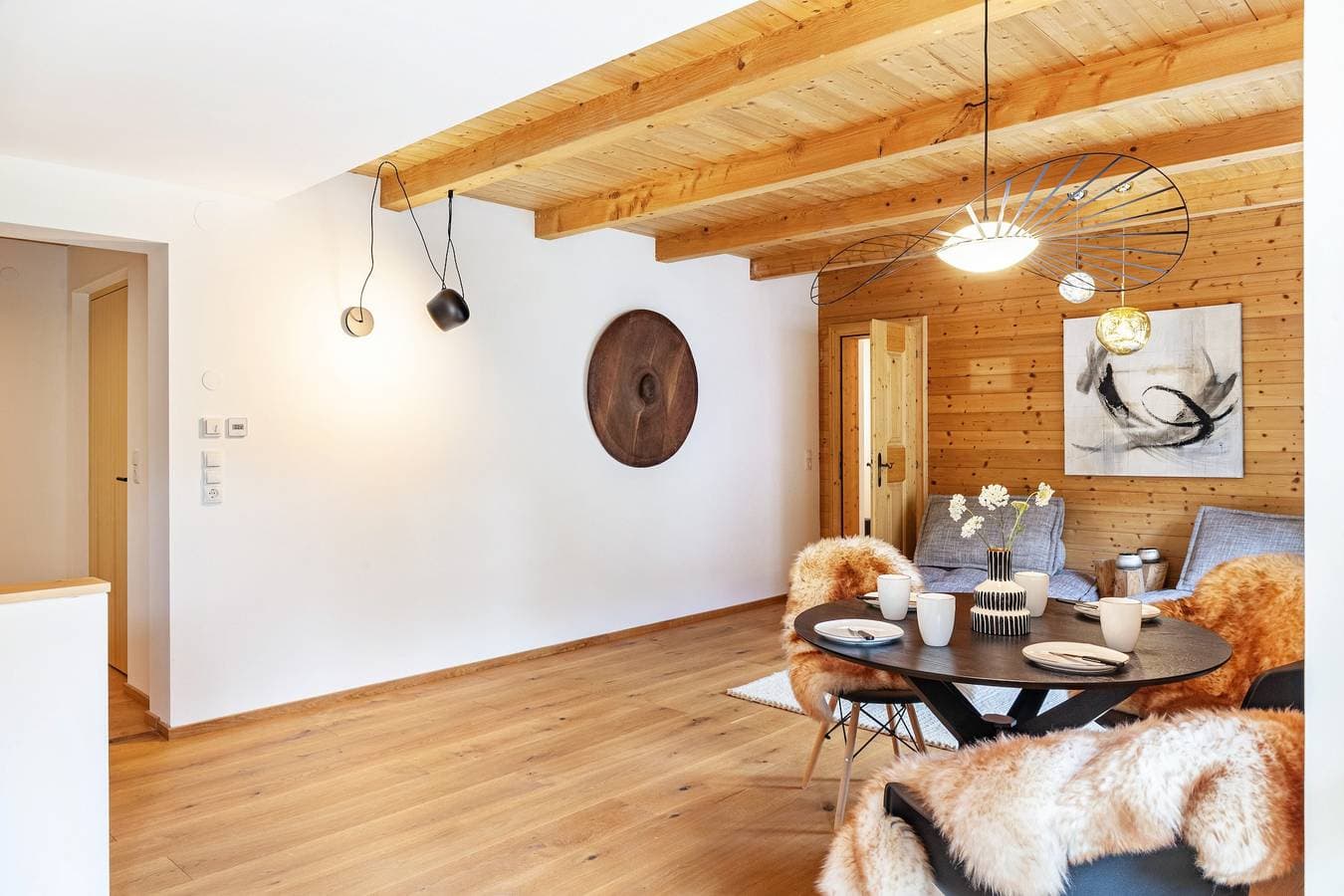 Foto 4 von 28: Chalet 'Flocke Appart Schneehase' mit Bergblick, privater Terrasse und Wi-Fi