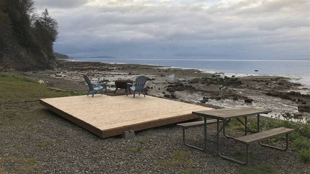 Foto 8 von 10: Strandzelt Camping auf der Straße von Juan De Fuca (T12) - Whisky Creek Beach