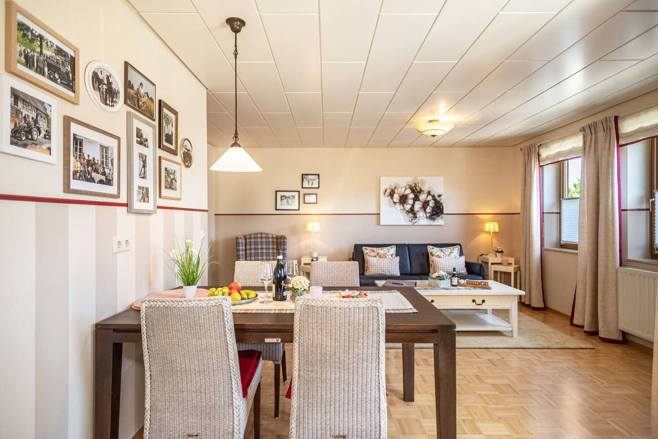 Foto 6 von 22: Gemütliche Ferienwohnung 3 am "Trostelhof" mit Balkon