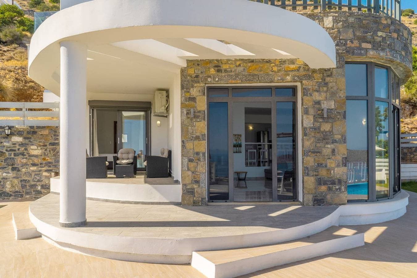 Foto 13 von 76: Seaview Villa Private Pool & BBQ, near Elounda Bay