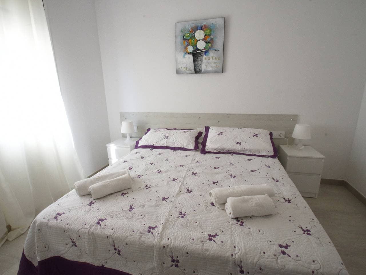 Foto 8 von 29: Geräumige Wohnung, Parkplatz, Klima, Meerblick - 8 Pers.