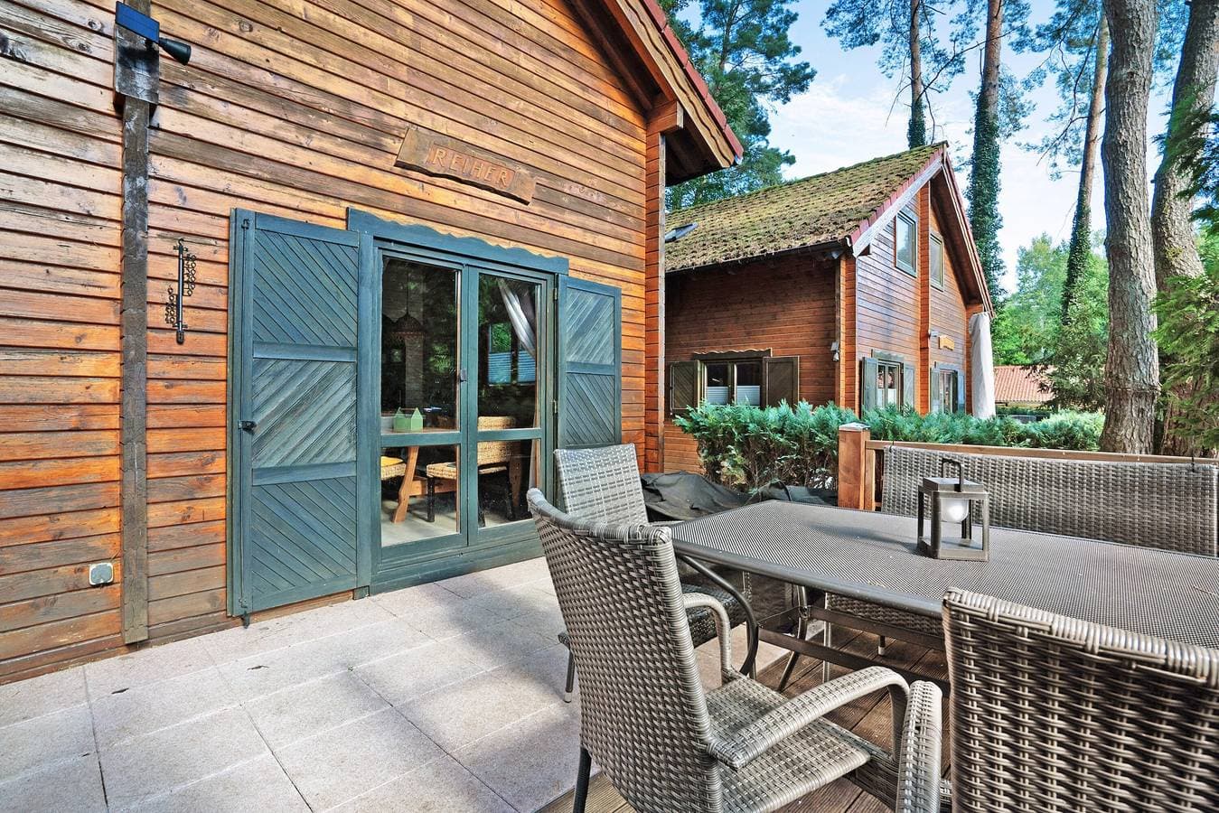 Foto 2 von 28: Ferienhaus 'Reiher' mit gemeinsamer Terrasse, Gemeinschaftsgarten und WLAN