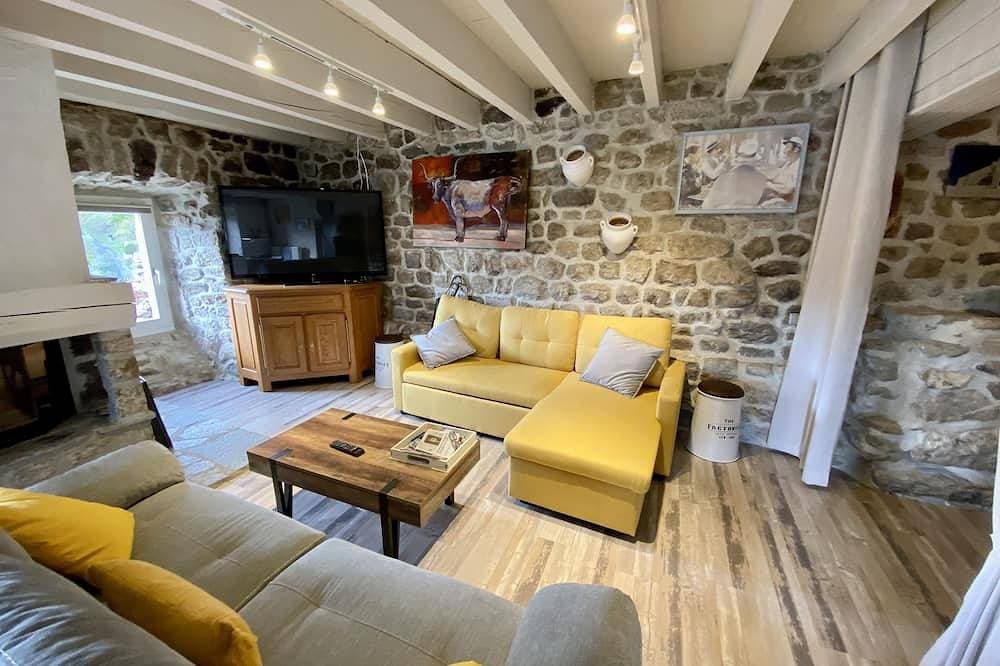 Foto 7 von 30: Ferme Cosy 15p sur la Montagne Ardéchoise, Salle de Réception
