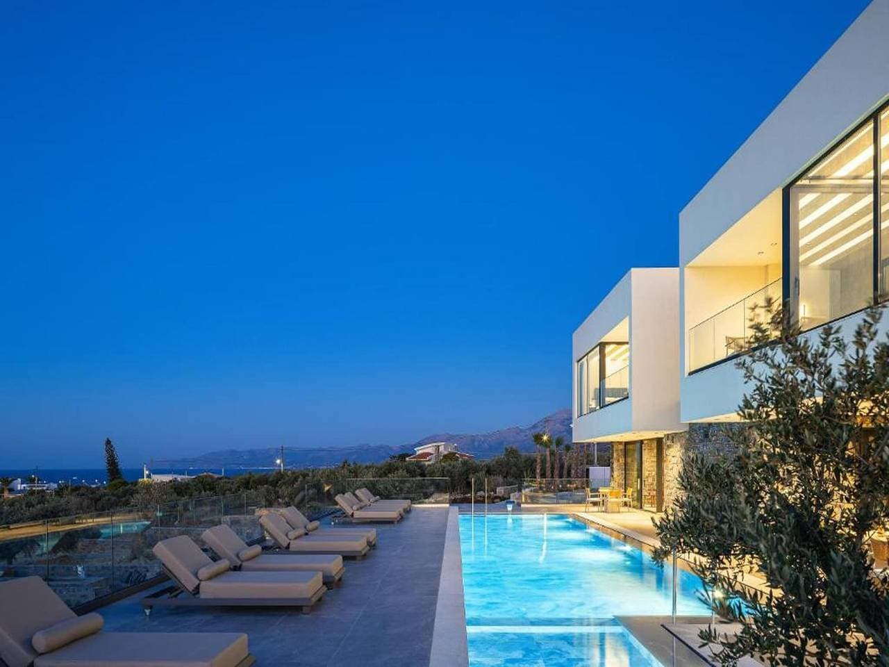 Foto 5 von 74: Villa mit Panoramablick aufs Meer in Chersonissos