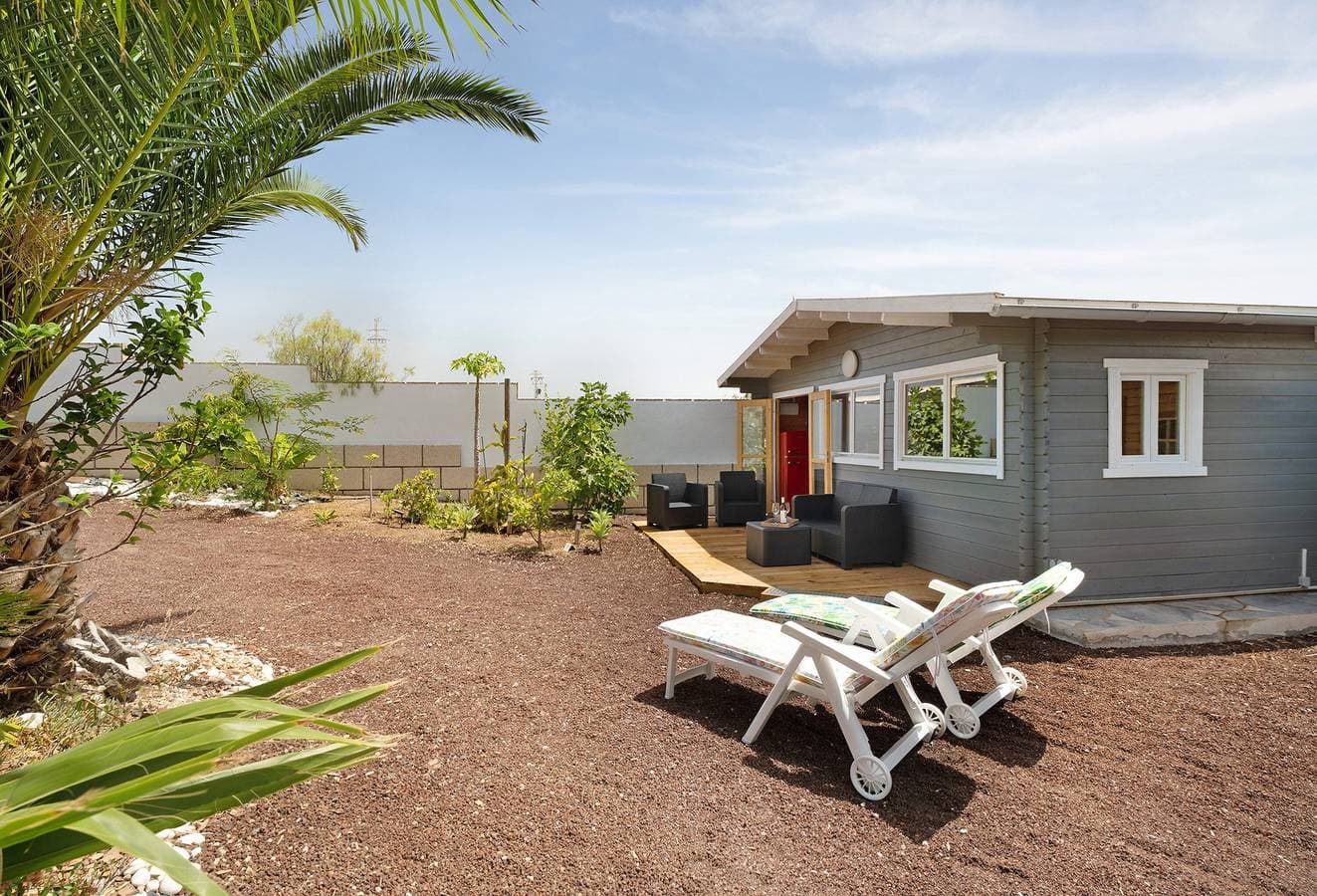 Foto 2 von 22: Ferienhaus 'Finca Firmamento - Casa Mariposa' mit Bergblick, privater Terrasse und WLAN