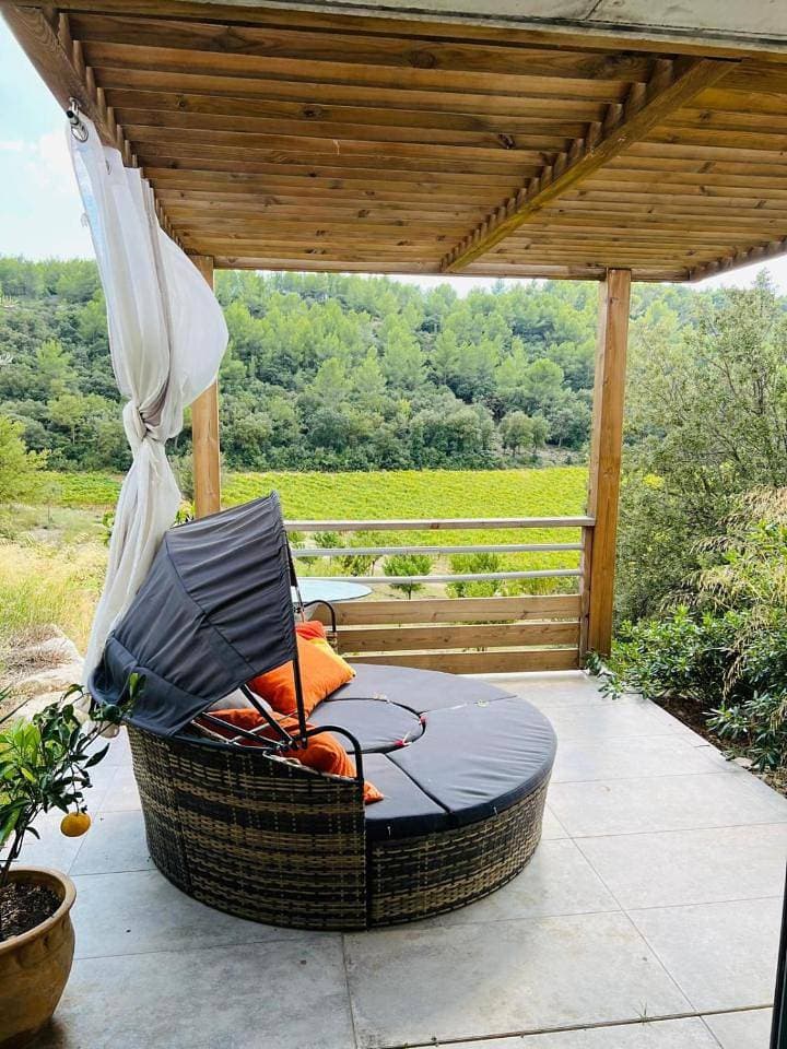 Foto 6 von 17: Piscine chauffée dans les vignes
