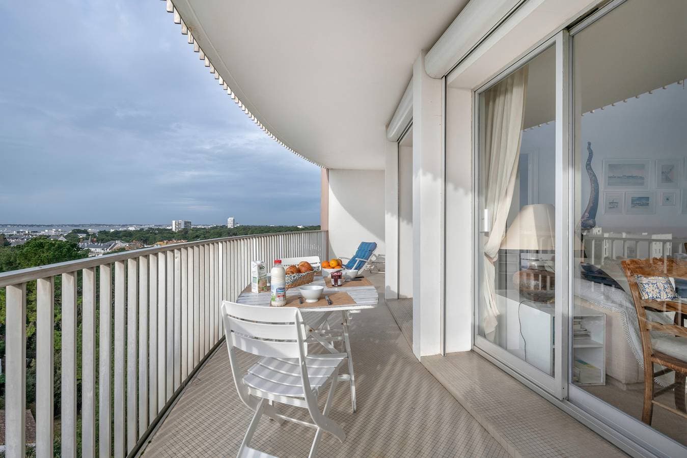 Foto 6 von 25: Herrlicher Balkon - Meerblick - Apartment für 2 Personen