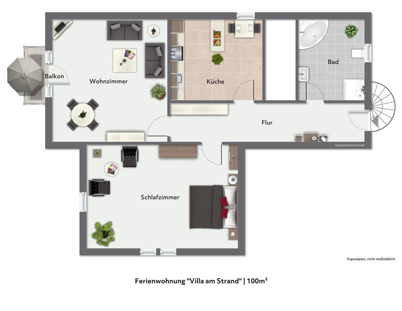 Foto 4 von 37: Ferienwohnung "Villa am Strand" am Schweriner See