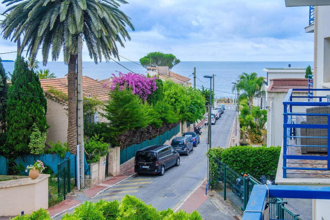 Foto 2 von 22: Ferienwohnung 'Les Pins' mit Meerblick, Wi-Fi und Klimaanlage