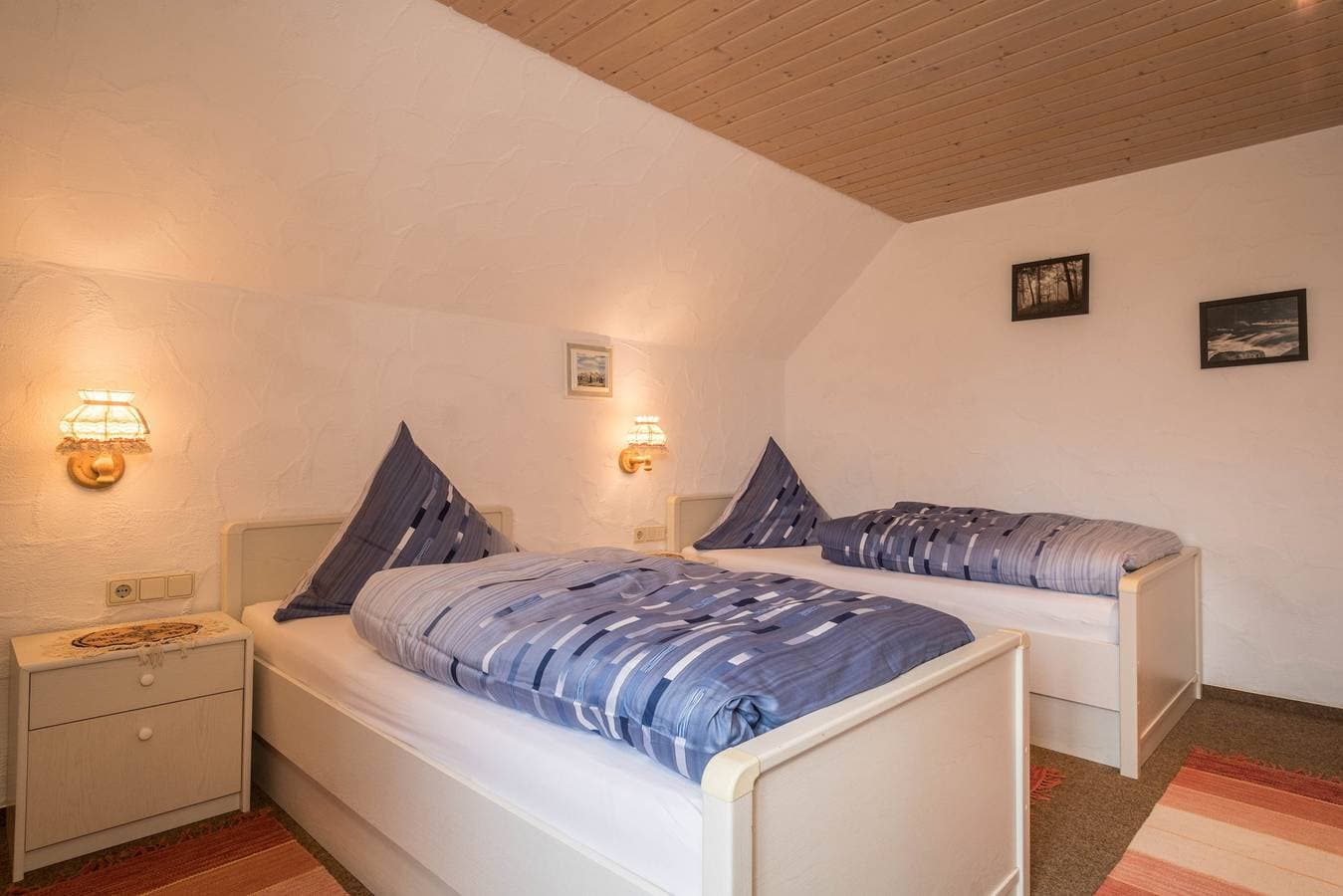 Foto 12 von 26: Idyllische Ferienwohnung im Ferienhof Wetzel mit Gemeinschaftsgarten, Terrasse, ein Haustier erlaubt