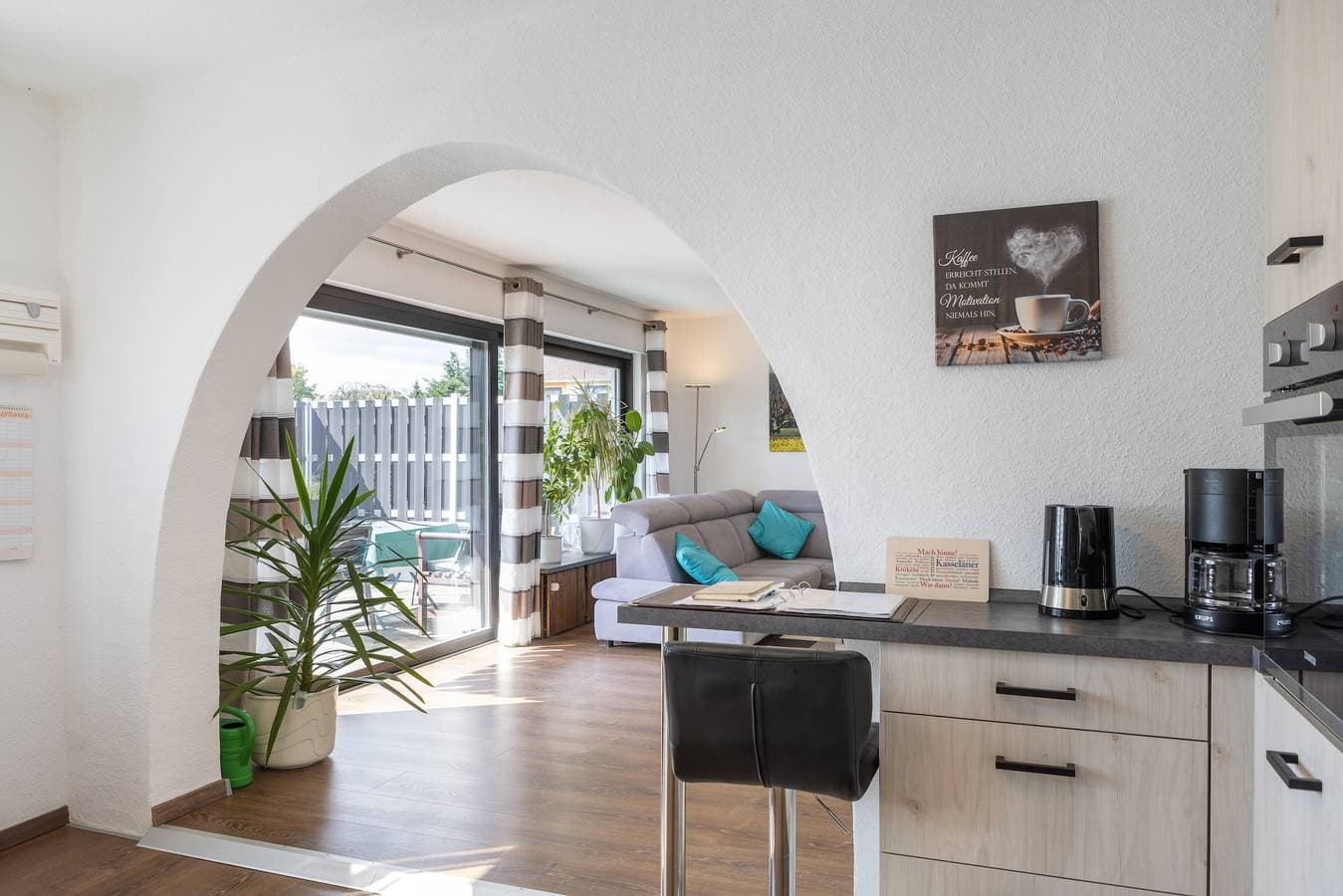 Foto 9 von 26: Ferienwohnung 'Dörnbergblick Klinge' mit privater Terrasse und WLAN