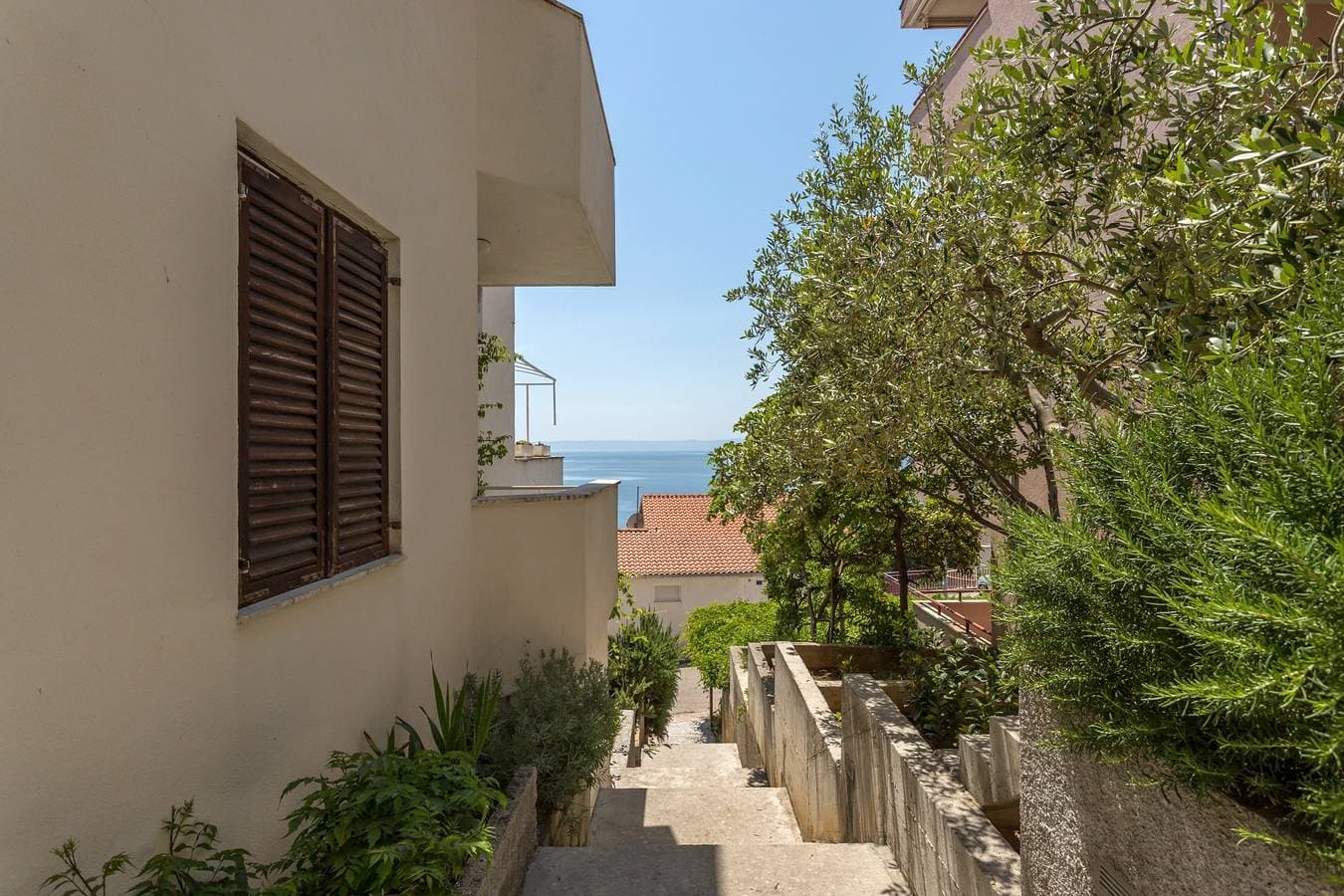 Foto 4 von 14: Studio Appartement mit Balkon und Meerblick Baska Voda, Makarska As-301-d
