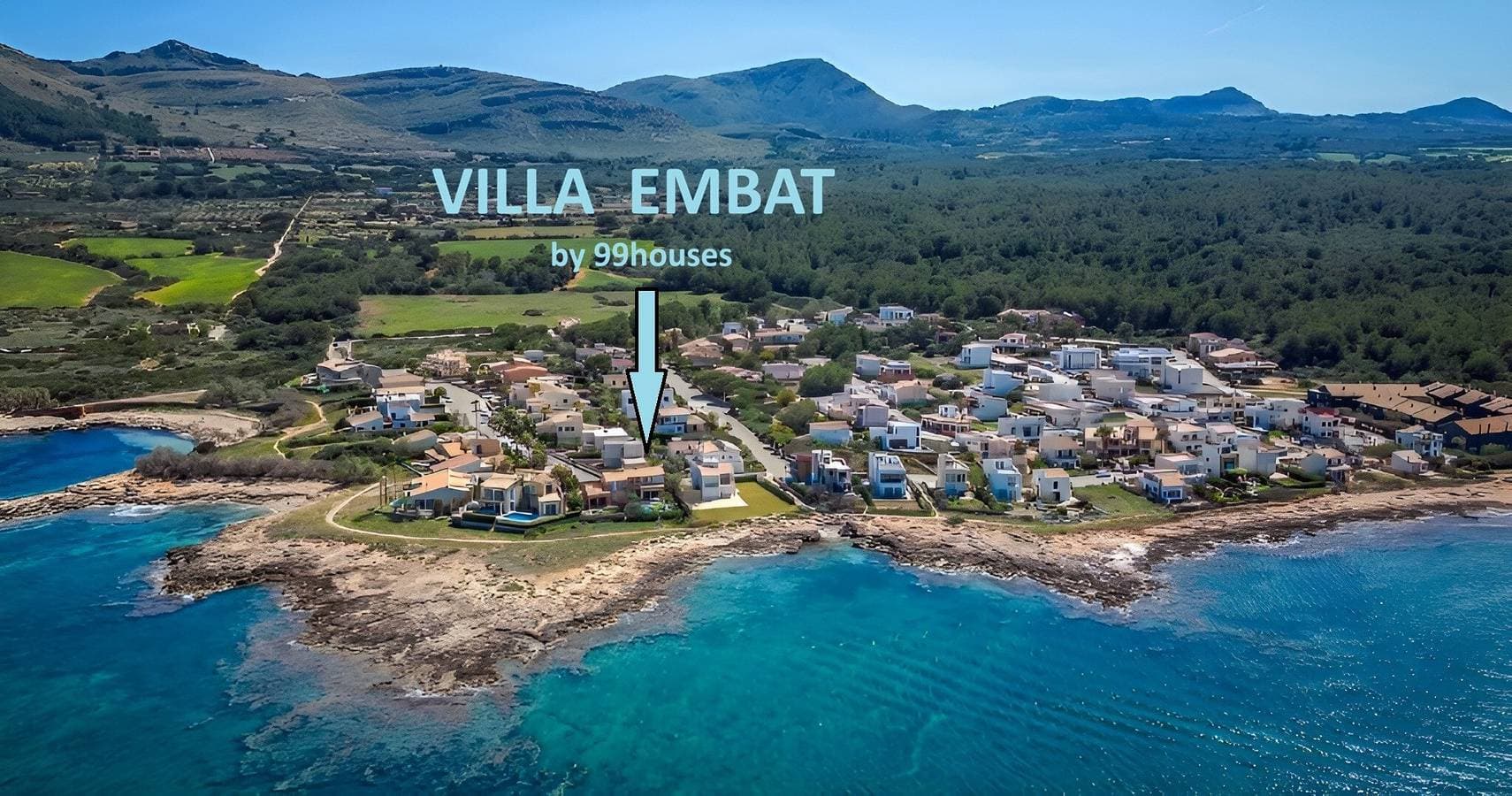 Foto 3 von 28: Ferienhaus 'Embat' mit Meerblick, WLAN und Klimaanlage