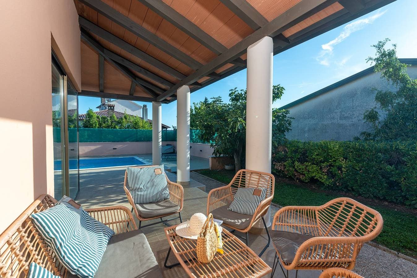 Foto 9 von 41: Villa mit privatem Pool, Meerblick und Grillplatz, Buje-Istrien