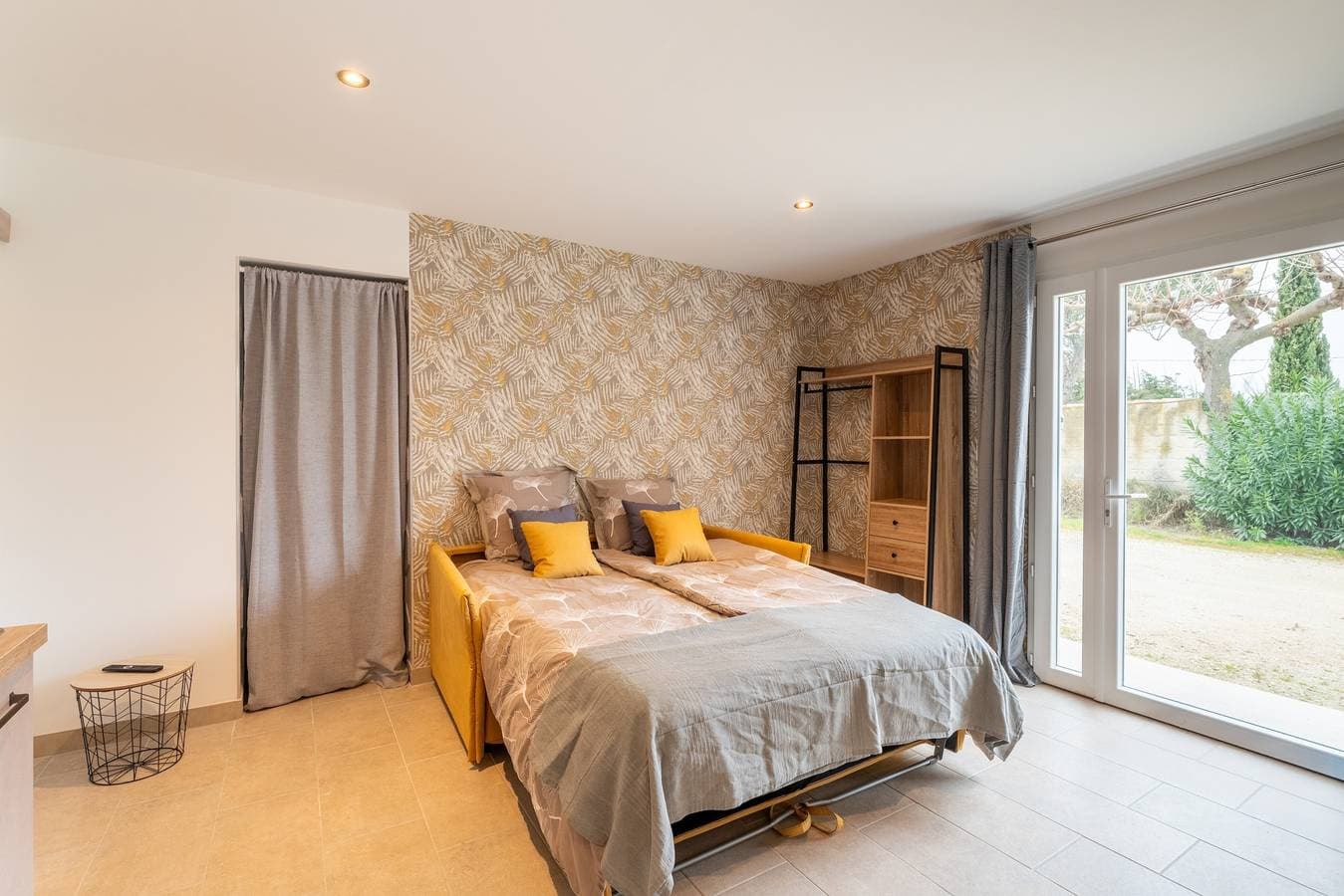 Foto 2 von 25: Studio-Apartment 'Marquet' mit Gemeinschaftsgarten und Klimaanlage
