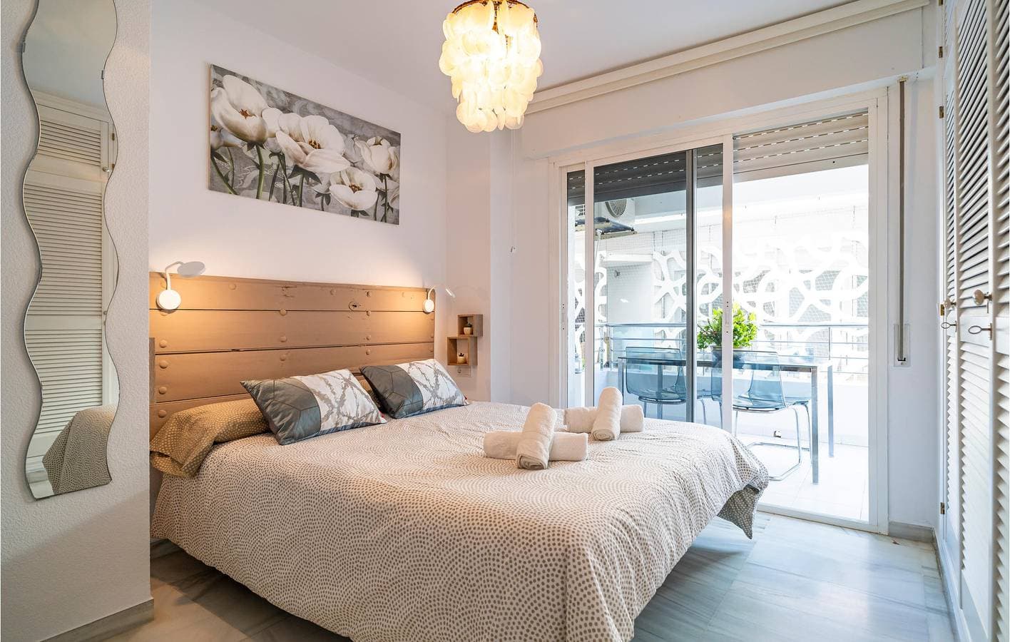 Foto 8 von 18: Apartment mit Meerblick, Klimaanlage, Terrasse und Internet