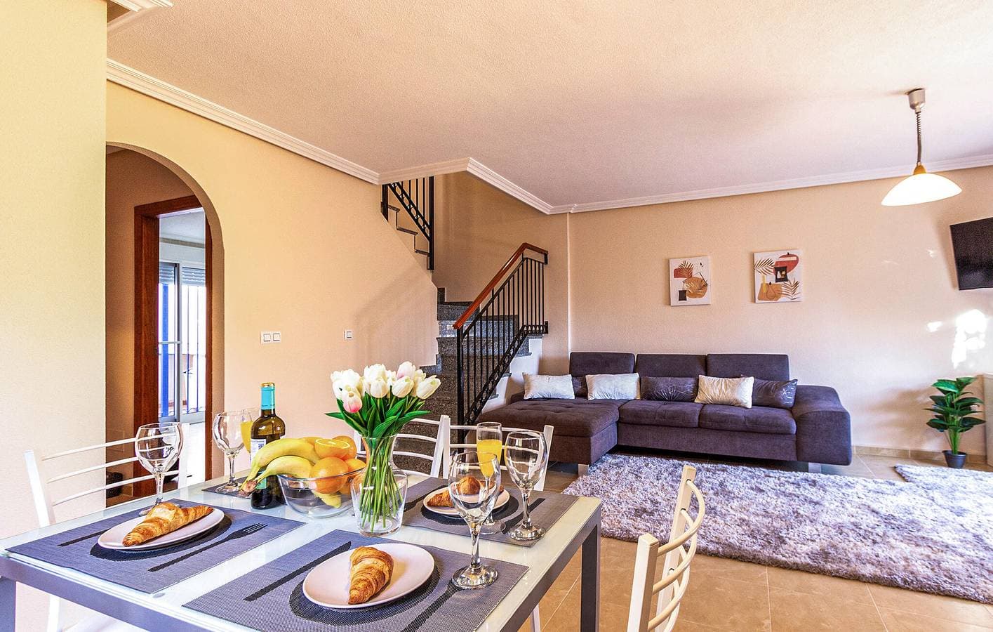 Foto 5 von 25: Gemütliches Apartment mit Pool und Terrasse, 1,5 km von Playa de Campoamor entfernt