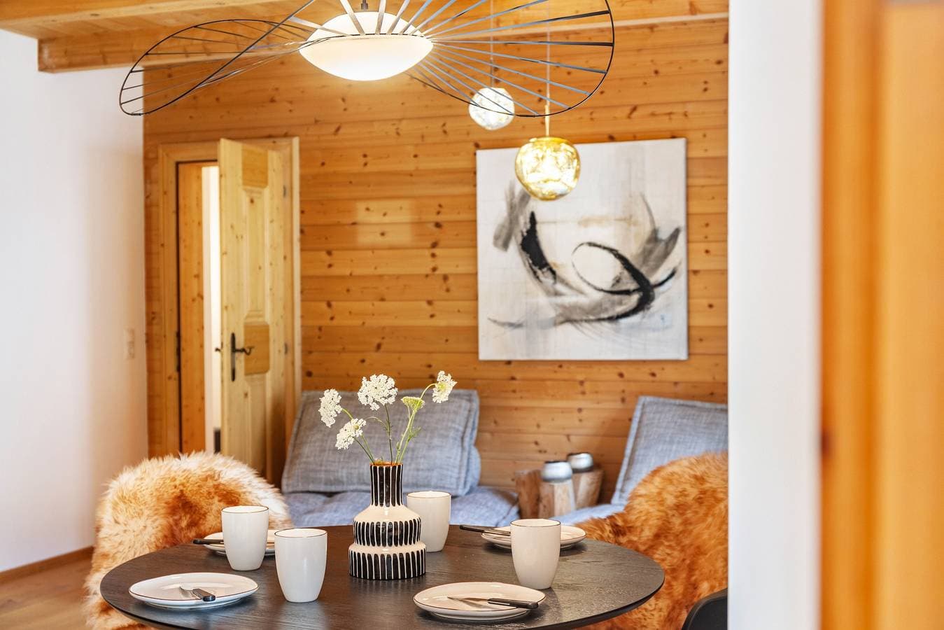 Foto 5 von 28: Chalet 'Flocke Appart Schneehase' mit Bergblick, privater Terrasse und Wi-Fi
