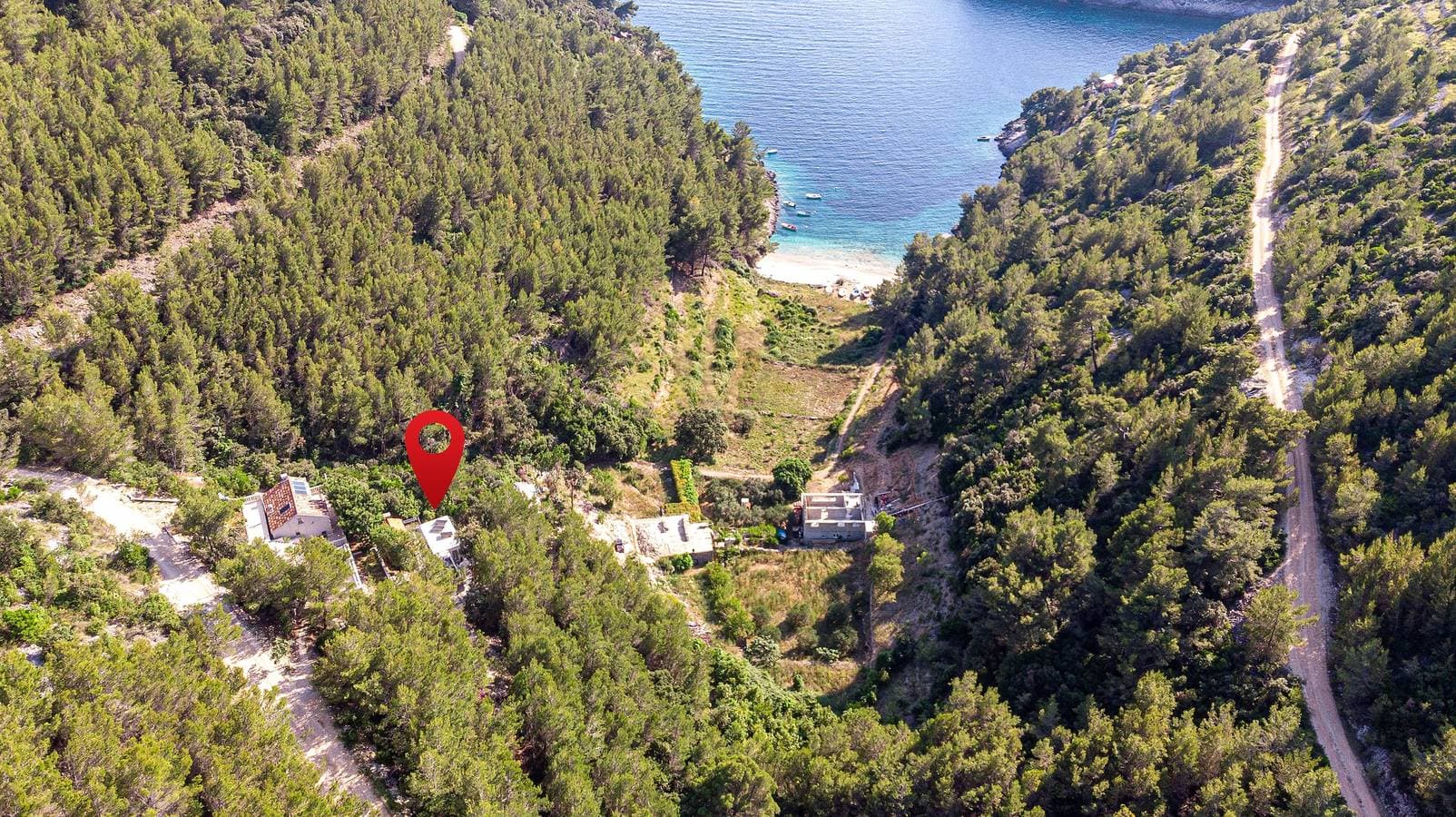 Foto 2 von 26: 1-Zimmer-Haus mit Terrasse und Meerblick Bucht Orlandusa, Korcula K-21104