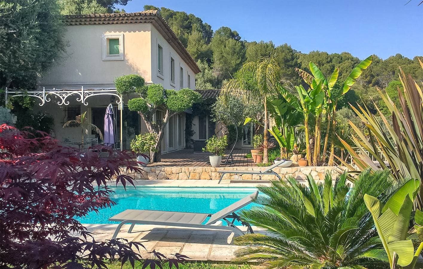 Modernes Apartment mit Pool & Terrasse bei Cabris 1