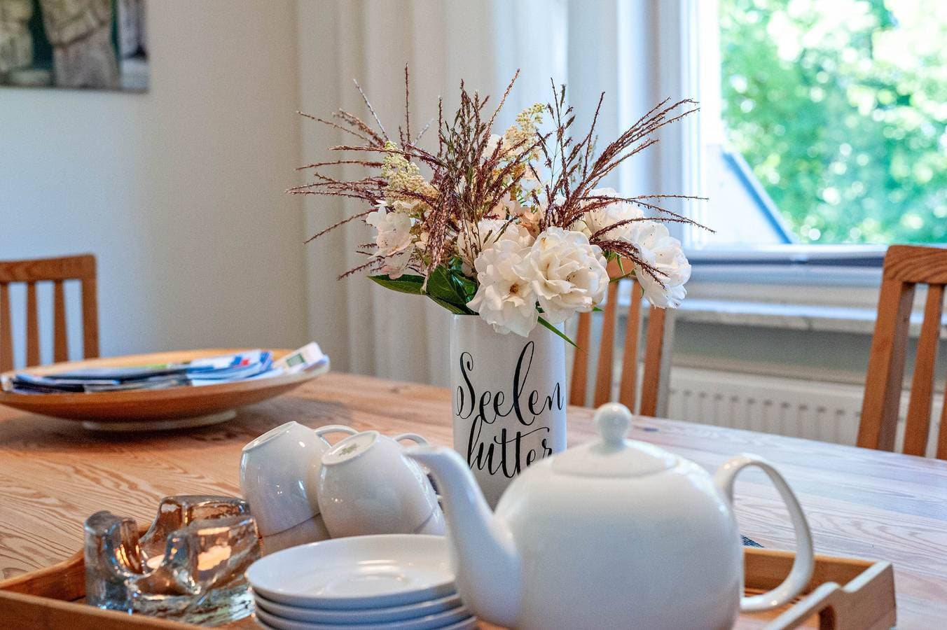 Foto 7 von 24: Ferienwohnung 'Sonnenhaus' mit Seeblick, Gemeinschaftsgarten und Wi-Fi