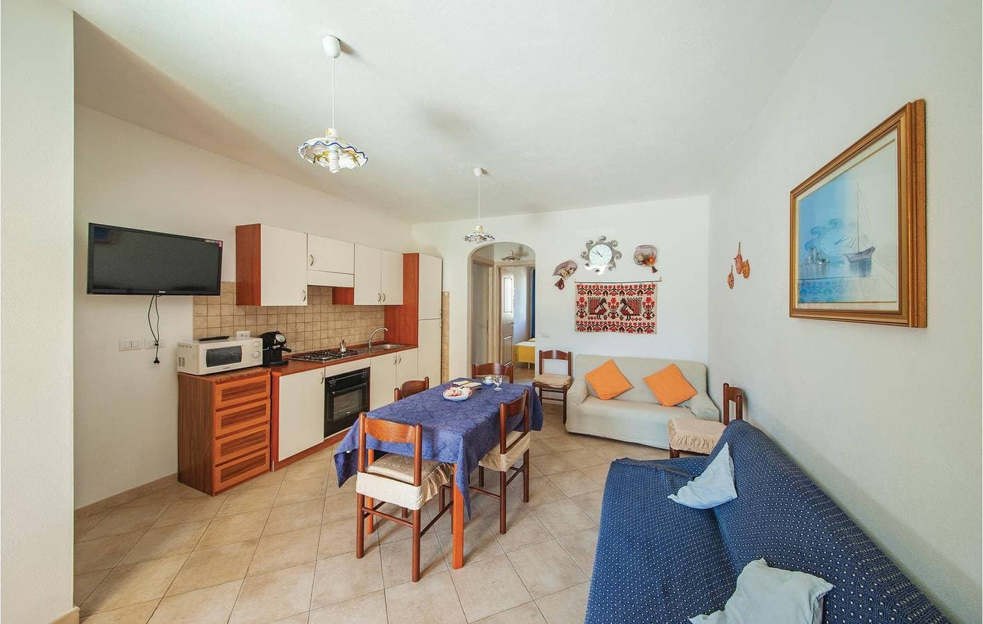 Foto 4 von 22: Apartment am Strand mit Küche und Schlafmöglichkeiten