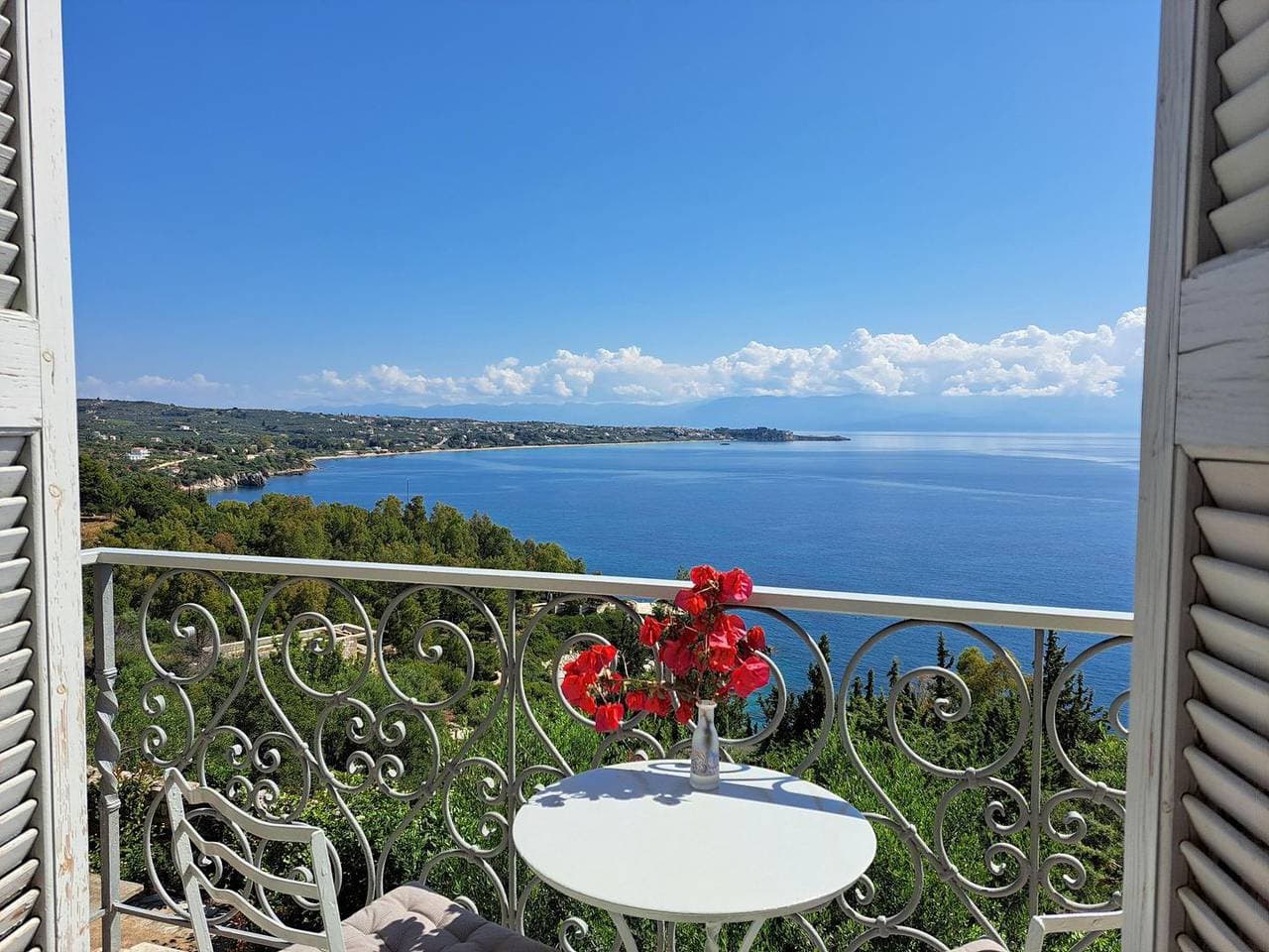 Foto 8 von 35: Einmaliger Blick auf die Messenische Bucht - Ferienhaus mit Wifi | Peloponnes