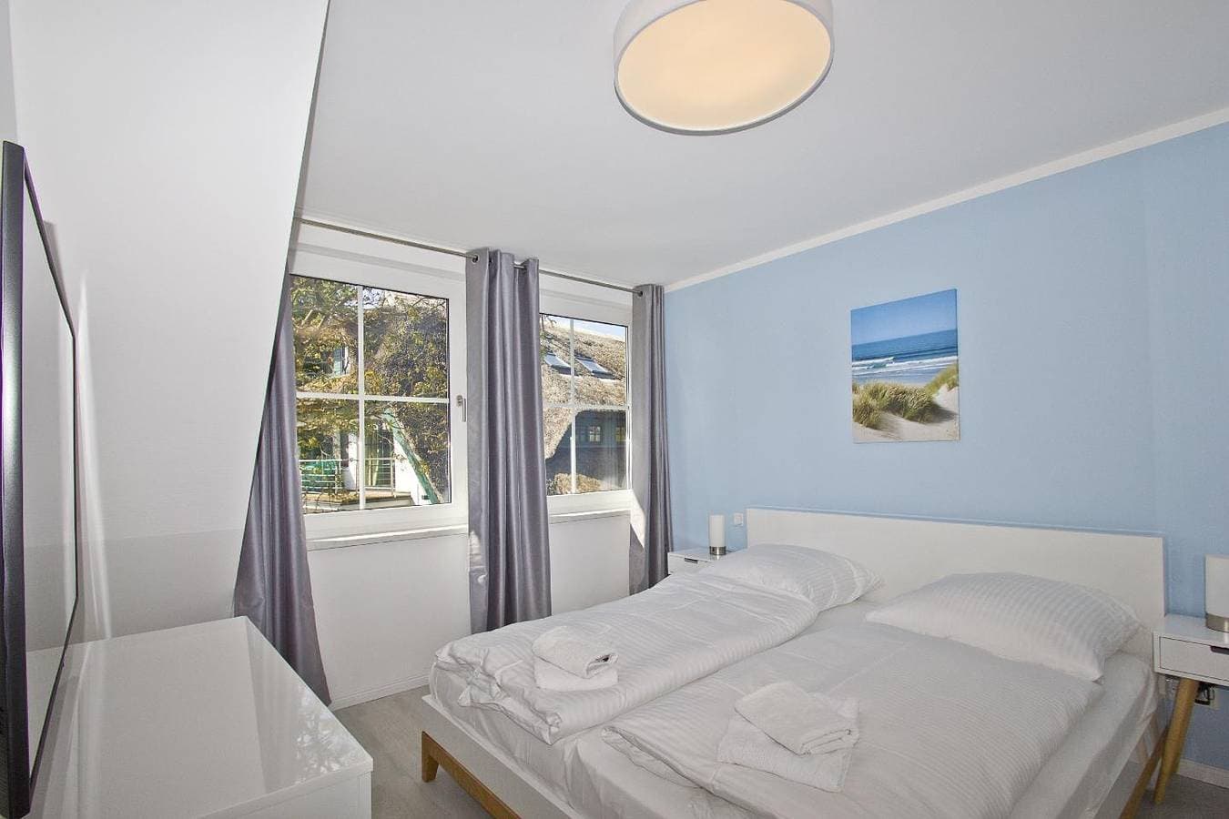 Foto 5 von 19: Ferienwohnung mit Meerblick, Balkon und Garten - Haus Inselblick FeWo MEERluft