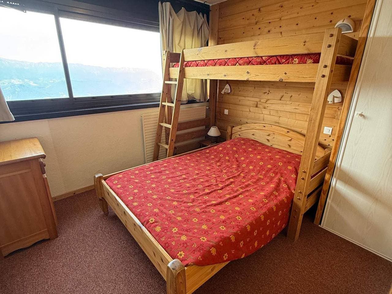 Foto 6 von 11: 2-Zimmer Wohnung am Fuße der Pisten, Balkon, 4-5 Pers