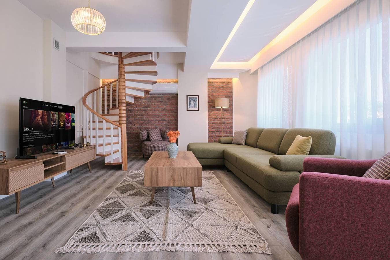 Stilvolle Maisonette, Terrasse, 3 Schlafzimmer 1