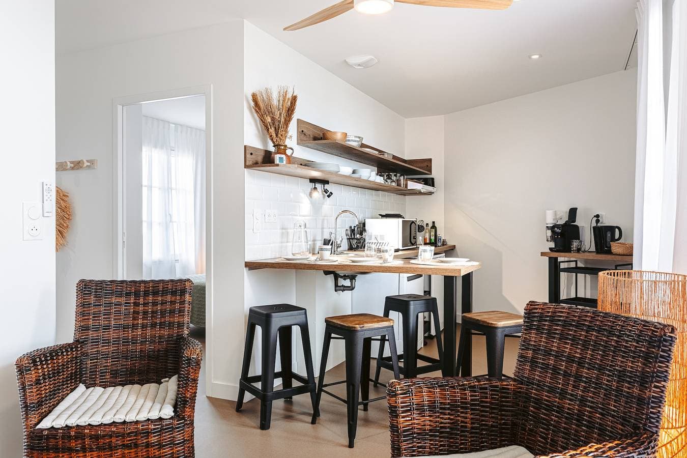 Foto 11 von 23: Appartement Les Iles mit Meerblick, privater Terrasse und WLAN