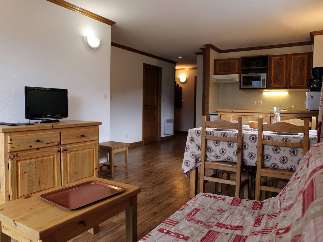 Foto 2 von 16: Geräumige Wohnung für 6 mit schöner Aussicht in Aussois, WIFI