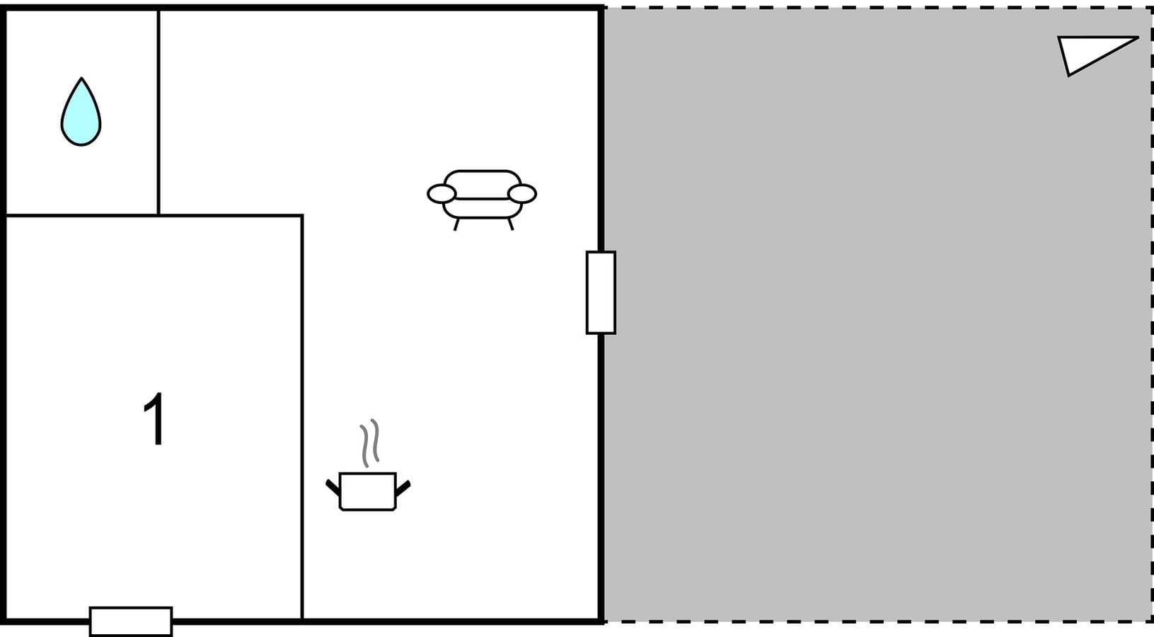 Foto 13 von 13: Appartement am Strand mit Parkplatz und Terrasse