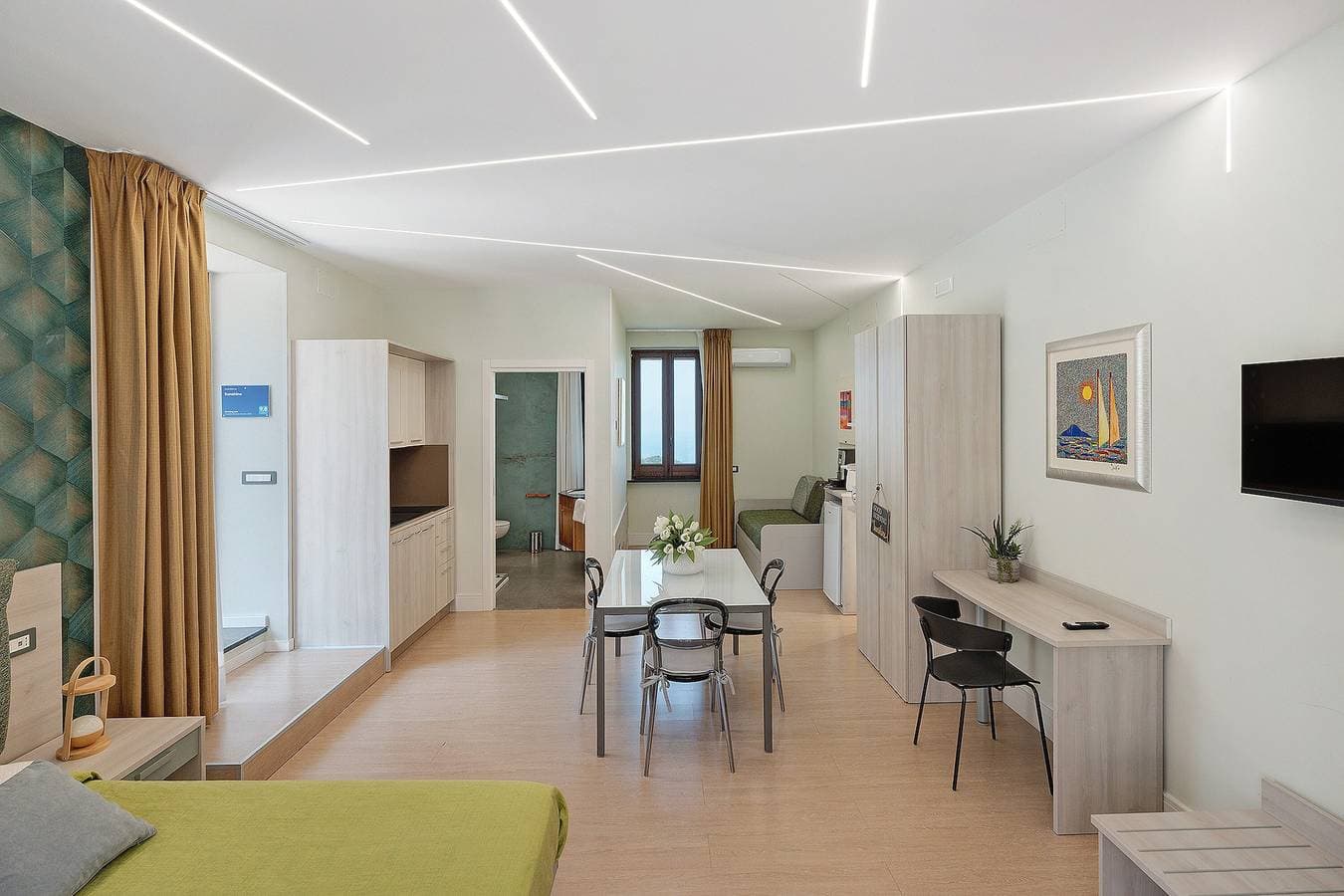 Foto 7 von 26: Apartment „Sunshine“ mit Meerblick, WLAN und Klimaanlage