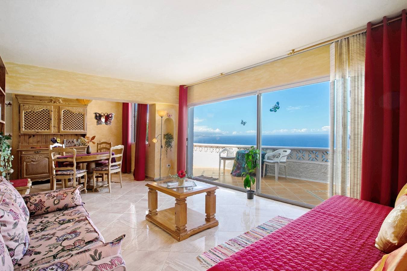 Foto 5 von 31: Ferienwohnung "En Jardín Mariposa" mit Meerblick, Gemeinschaftspool und WLAN