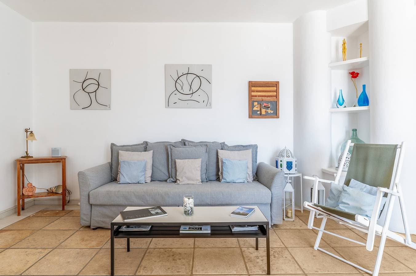 Foto 4 von 25: Ferienwohnung 'Seepferdchen 2 Tinos' mit Meerblick, WLAN und Klimaanlage