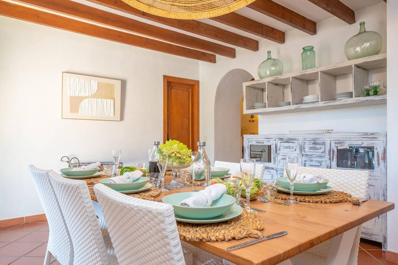 Foto 13 von 36: Es Raco - Ferienhaus mit privaten Pool in Caimari. WiFi gratis