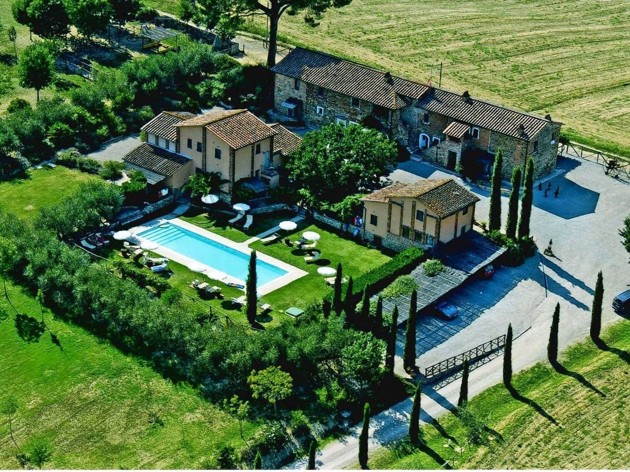 Foto 4 von 57: Appartement in Castiglione Del Lago mit Terrasse, gemeinsamem Pool und Garten