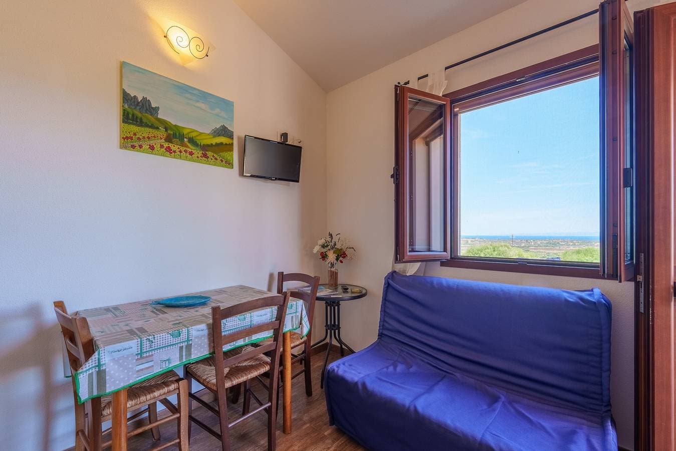 Foto 8 von 29: Ferienwohnung "Casa Mirto Con Piscina E Vista Mare" mit Meerblick, Gemeinschaftspool und WLAN
