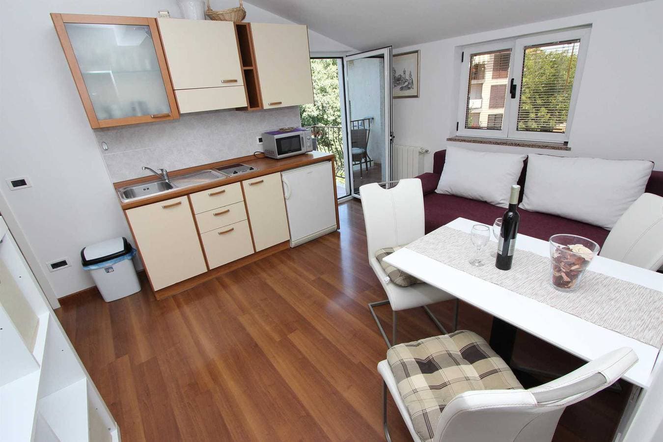 Foto 9 von 23: Tanja Ferienwohnung mit 1 Schlafzimmer mit Balkon